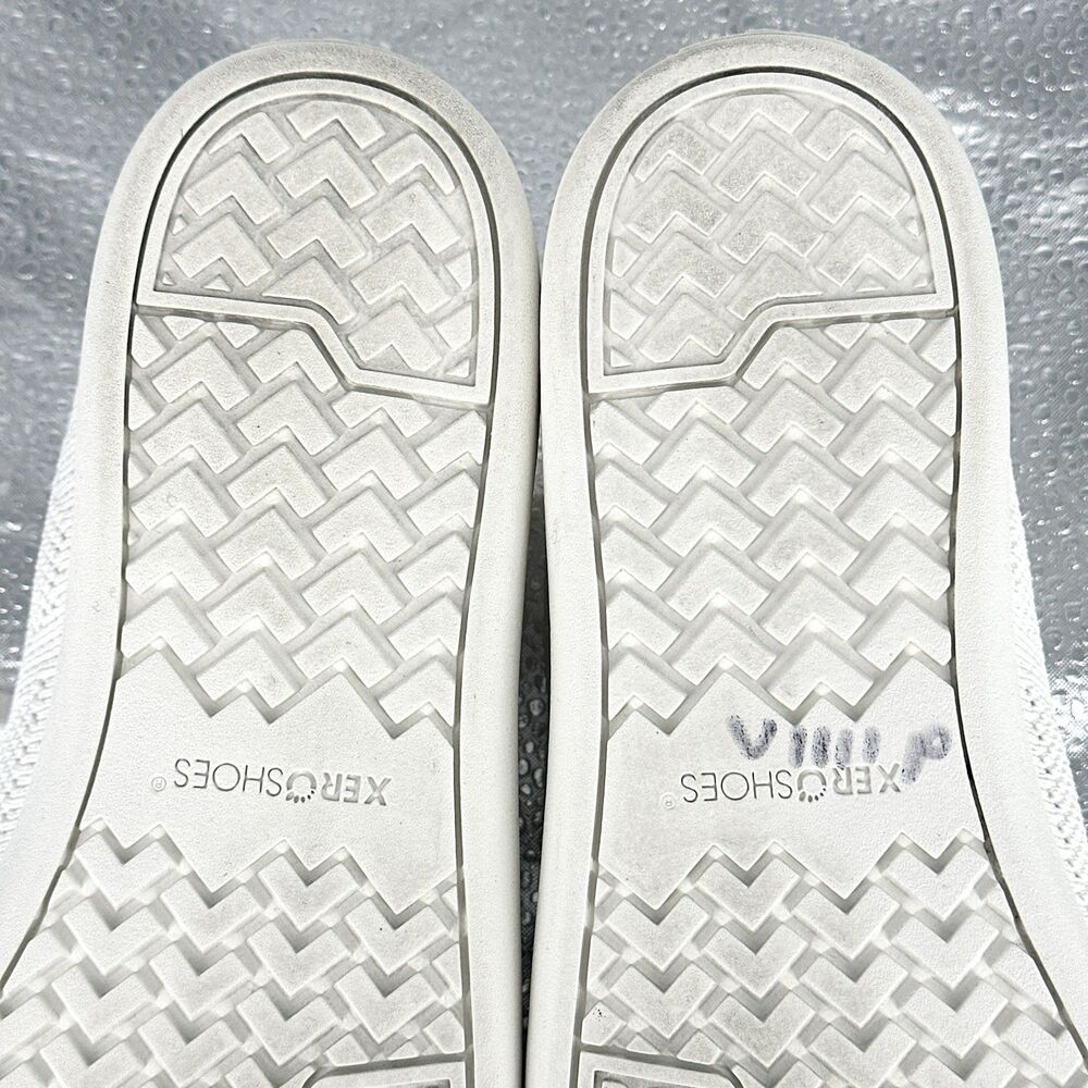 Xero Shoes Dillon Womens Size 9 White Knit Minimalist Barefoot Lace Up - Picture 12 of 13